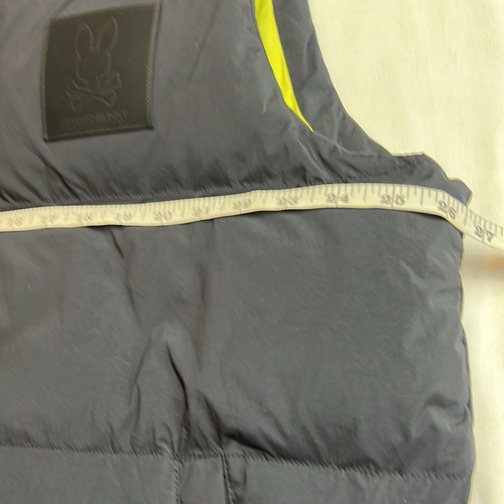 NW5T’S Psycho Bunny Anderson Down Puffer Vest X Large Men's Black Puffer Vest - Picture 16 of 16